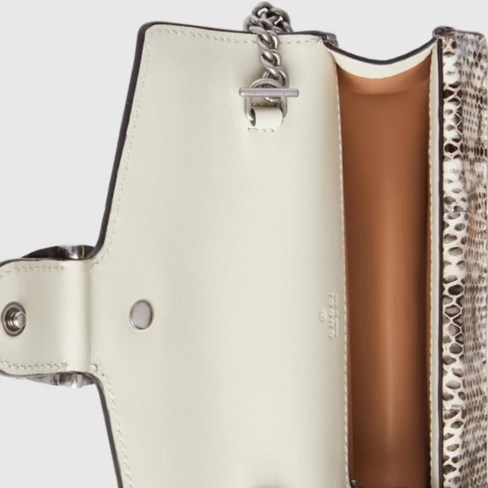 Rare!!! BNIB! NEW! Exotic Gucci DIONYSUS SNAKESKIN MINI SHOULDER BAG - Picture 7 of 16